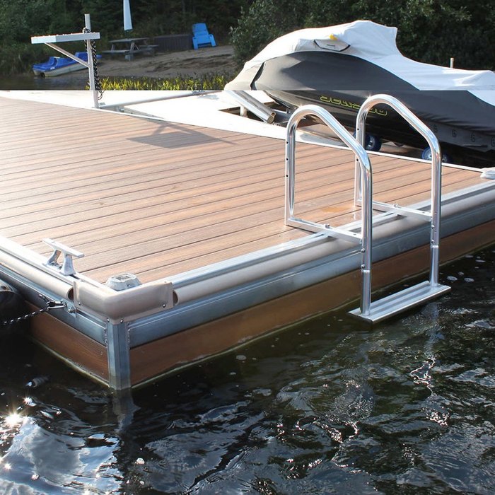 Aluminium & Wooden Pontoon Project 005