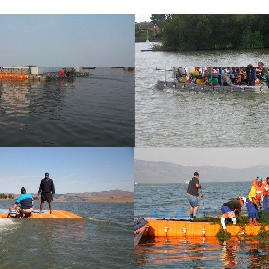 Floating Jetty with Engine