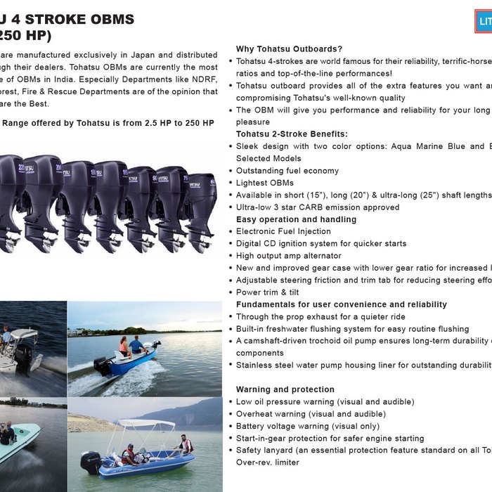 Four Stroke OBMs