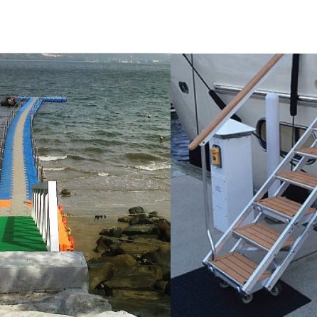 Marine Grade Aluminium Gangway & Stair Step Gangway