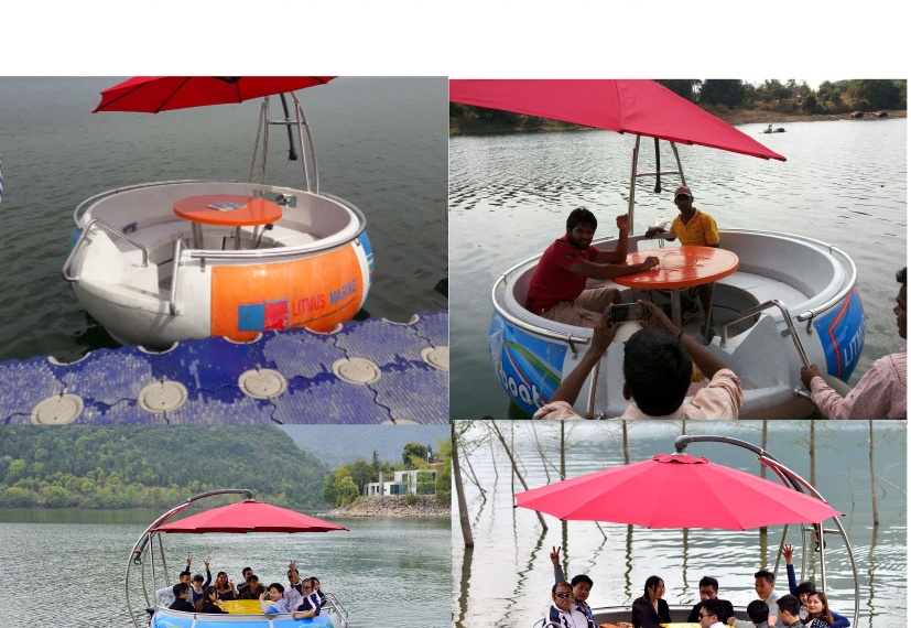 SIDE UMBRELLA DONUT BOAT
